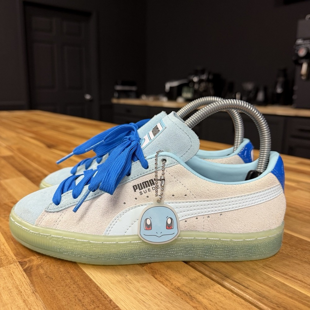 PUMA Women's Size 4.5 Pokmon x Suede 'Squirtle EUC!!